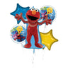 Anagram - Bouquet De 5 Ballons Mylar - Sesame Street (Elmo) - Party Shop