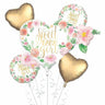 Anagram - Bouquet De 5 Ballons Mylar - Sweet Baby Girl - Party Shop