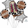 Anagram - Bouquet De 5 Ballons Mylar - Western (Howdy, Yee-Haw!) - Party Shop