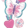 Anagram - Bouquet De 5 Ballons - Papillons - Party Shop