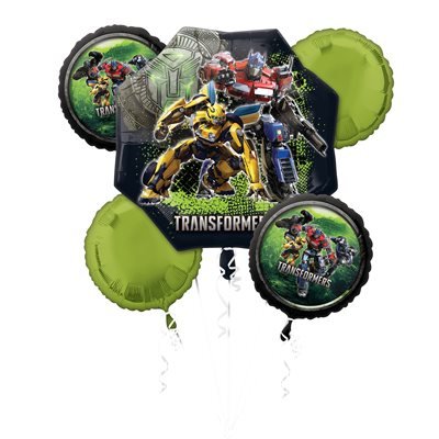 Bouquet De 5 Ballons - Transformers Party Shop