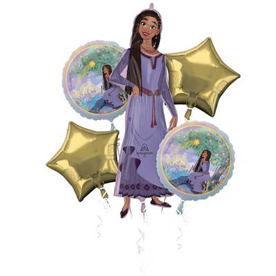 Bouquet de 5 ballons - Wish Disney Party Shop