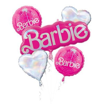 Bouquet De 5 Mylar - Barbie - Party Shop