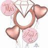 Anagram - Bouquet De Ballons Mylar - Mariage Blush - Party Shop