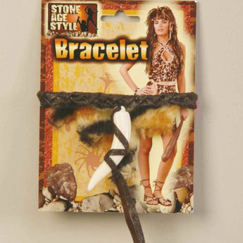 Bracelet Préhistorique Avec Dent - Party Shop