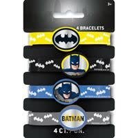 Unique - Bracelets (4) - Batman - Party Shop