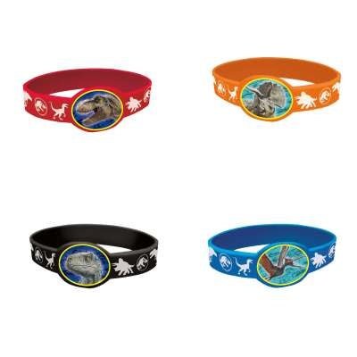 Bracelets (4Pc) - Monde Jurassique Party Shop