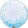 Qualatex - Bubble Deco - Confetti Bleu - Party Shop