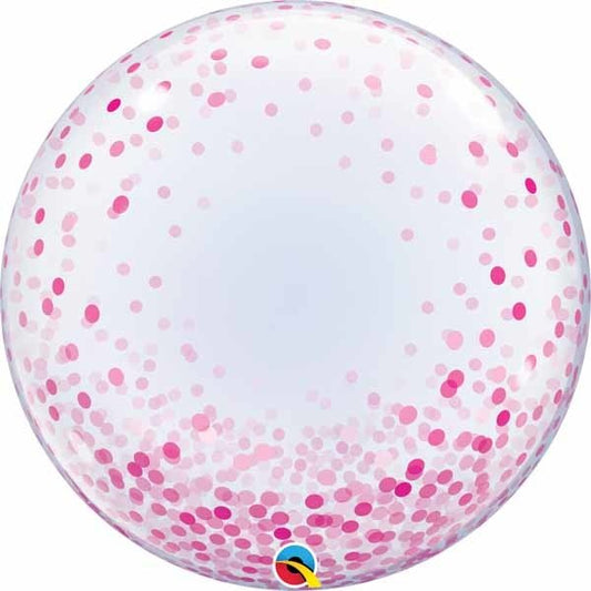 Qualatex - Bubble Deco - Confetti Rose - Party Shop