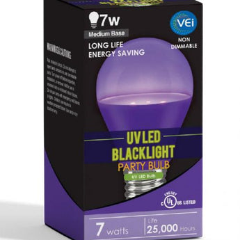 Bulbe Black Light LED de 7 watts - Party Shop