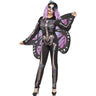 Butterfly Bones costume for adult women – skeleton print jumpsuit with soft fabric wings and headband – perfect for Halloween - FunWorld - Party Shop