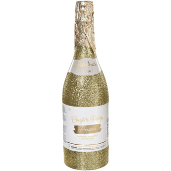 Canon À Confettis - Bouteille De Champagne Or Party Shop