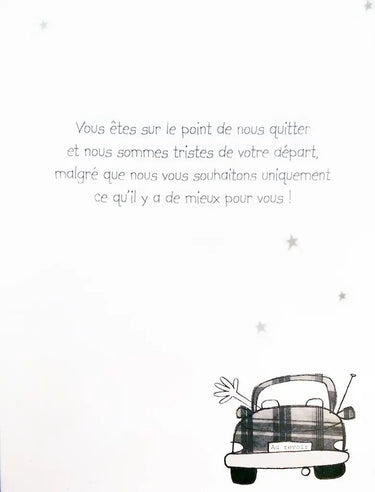 Distribution Incognito - Carte de Fête - Au Revoir - Party Shop