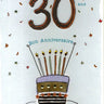 Distribution Incognito - Carte de Fête - Bon Anniversaire - 30 ans - Party Shop