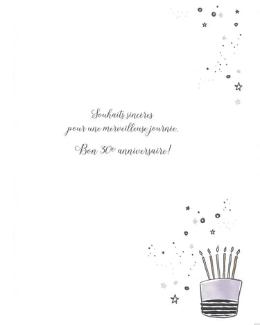 Distribution Incognito - Carte de Fête - Bon Anniversaire - 30 ans - Party Shop