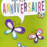 Distribution Incognito - Carte de Fête - Bon Anniversaire Papillons - Party Shop