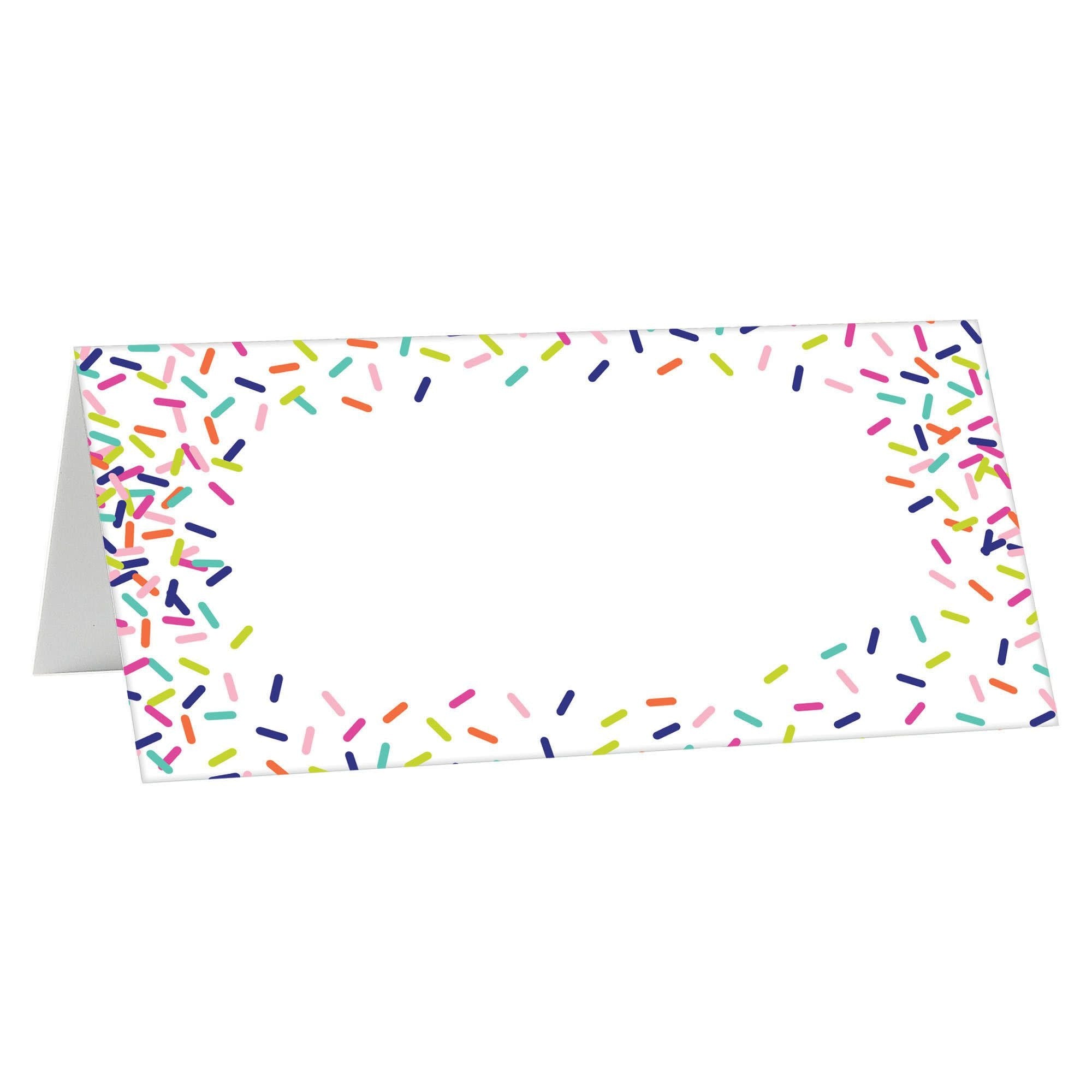Carte De Table - Confetti Multicolor Party Shop