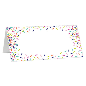 Carte De Table - Confetti Multicolor Party Shop