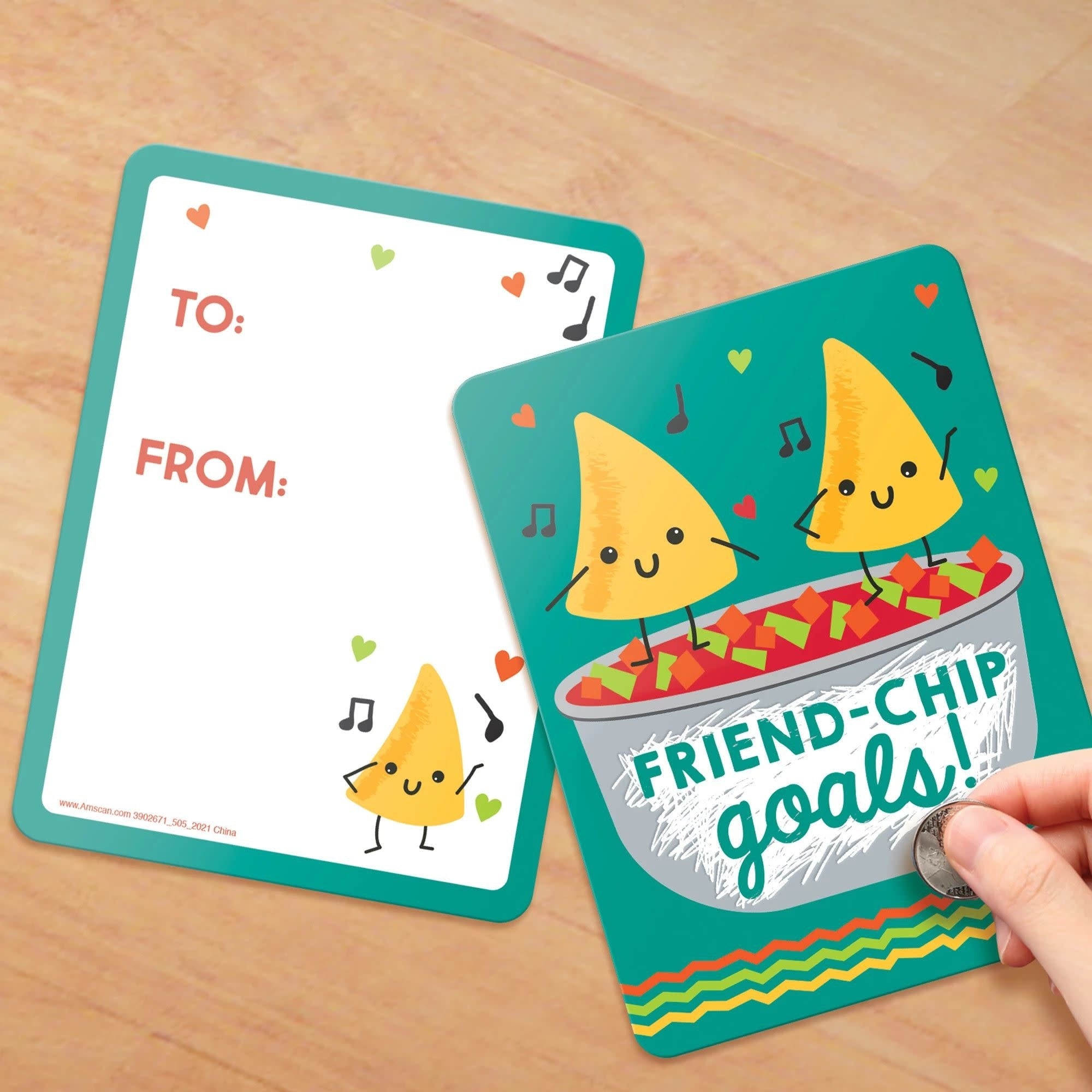 Cartes À Gratter - Friend - Chip Goals Party Shop