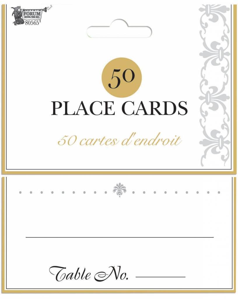 Cartes De Places (50) Party Shop