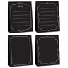 Amscan - Cartes Menu Personnalisable (4) - Ardoise - Party Shop