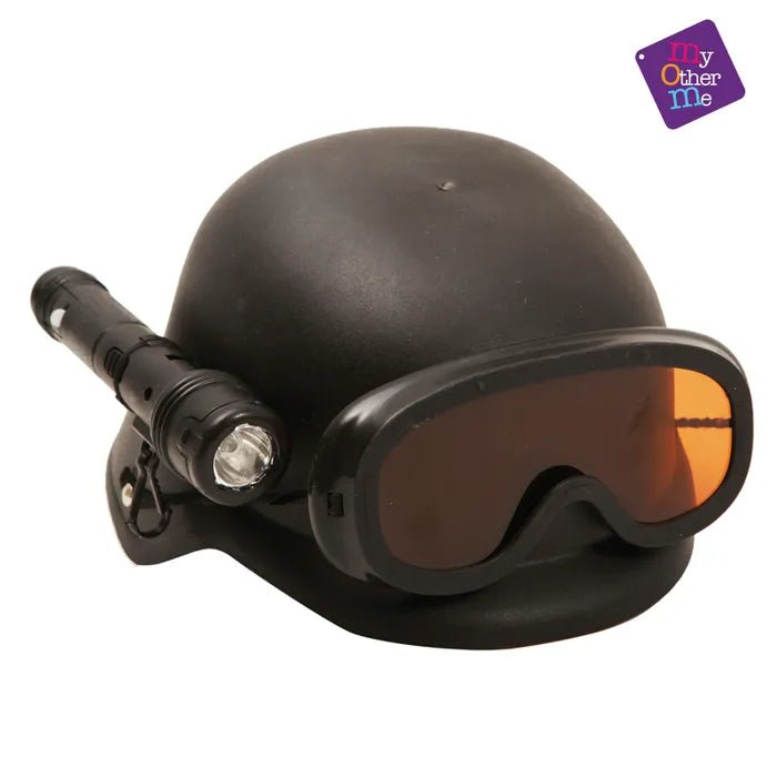 Casque - Swat noir Party Shop