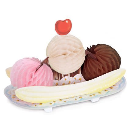 Centre De Table - Banana Split Party Shop