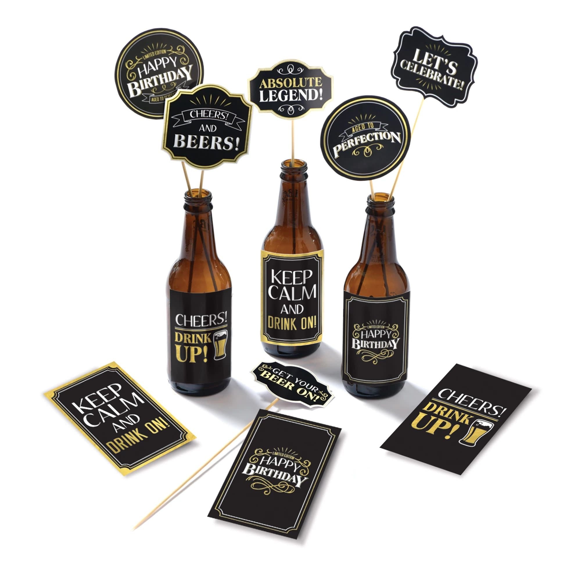 Centre De Table Biere - Meilleur Avec L'Age Party Shop