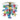 Beistle Co. - Centre De Table Cascade 75 Ans Multicolore - Party Shop