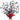 Beistle Co. - Centre De Table Multicolore 15 Po - 30 Ans - Party Shop