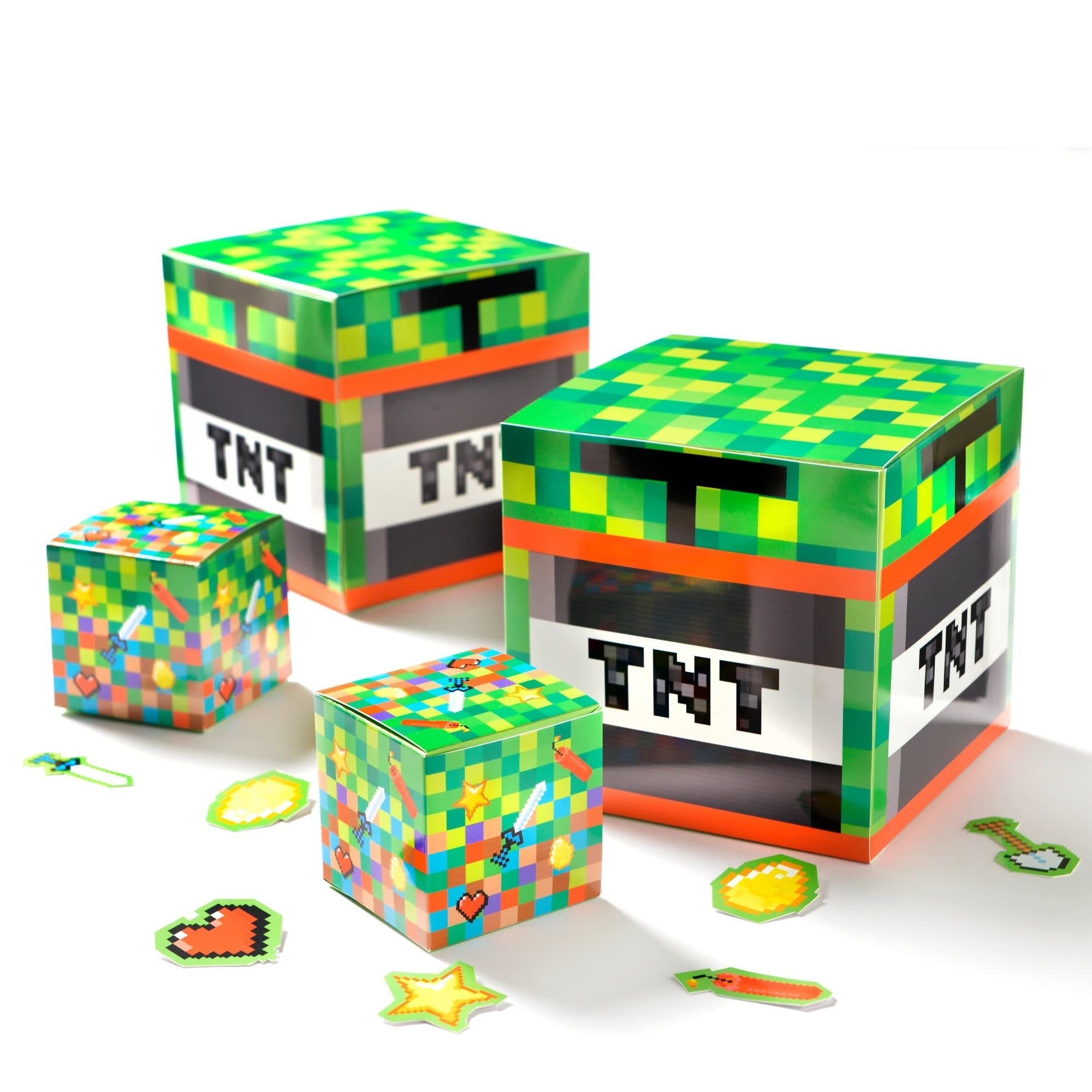 Centres De Table 3D (4) - Tnt Party (Minecraft)Party Shop