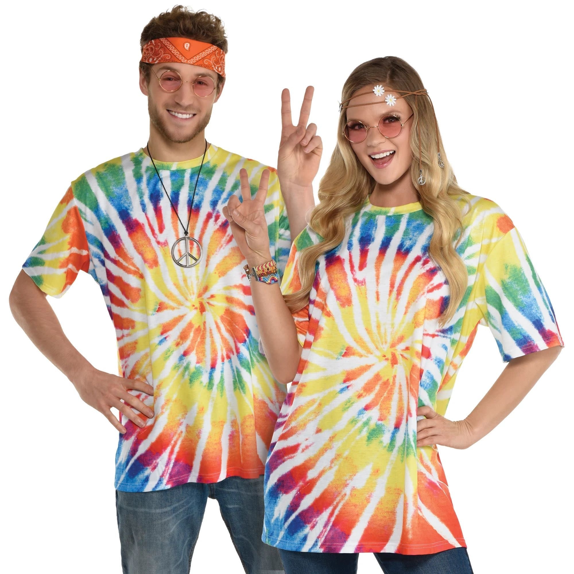 Chandail De Hippie Tye Dye - Small/Medium - Party Shop