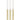 Unique - Chandelle 5" (12) - Or Et Blanc - Party Shop