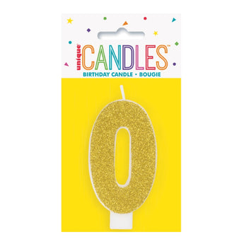 Chandelle Chiffre - 0 Couleurs AssortiesParty Shop