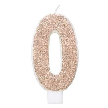 Chandelle Chiffre - 0 RosegoldParty Shop