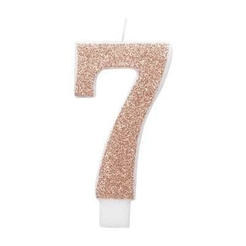 Chandelle Chiffre - 7 RosegoldParty Shop
