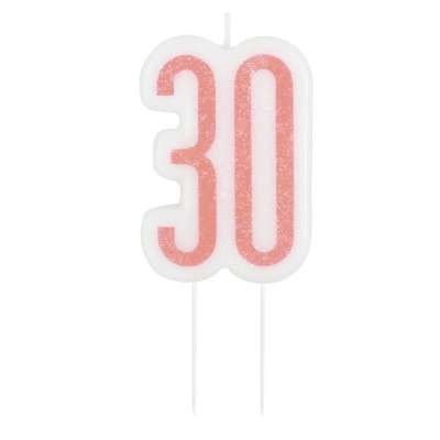 Chandelle D'Anniversaire Rose Gold - 30 Ans Party Shop