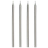 Unique - Chandelle De Fête 5Po (12) - Métalliques Argent - Party Shop