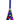 Chandelle Musicale Avec Flamme De Couleur - Bleu Party Shop