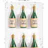 RUBIES - Chandelles (6) - Bouteilles De Champagne - Party Shop