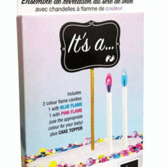 Chandelles À Flammes De Couleurs - Révélation De Sexe Party Shop