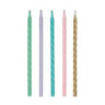 Unique - Chandelles De Fête 5Po (12) - Assorties - Party Shop