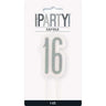 Unique - Chandelles Scintillantes Argent - 16 Ans - Party Shop