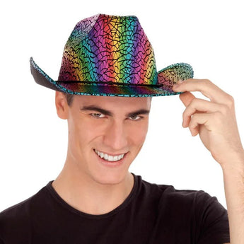 Chapeau de Cowboy Adulte - Couleur Arc en ciel Party Shop