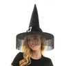 KBW Global - Chapeau de Sorcière - Noir avec Franges - Party Shop