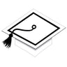 Amscan - Chapeau En Carton Pour Autographe  - Graduation - Party Shop
