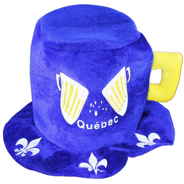 Ce chapeau est parfait pour célébrer la fête du Québec. À porter à la fête de la Saint Jean Baptiste.