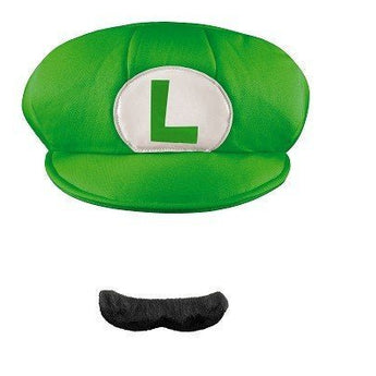 Chapeau et Moustache de Luigi Adulte - Party Shop
