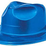 Amscan - Chapeau Fedora En Plastique - Bleu - Party Shop