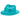 Chapeau Fedora En Plastique - Turquoise Party Shop